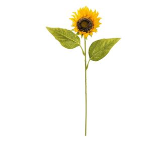Floarea-soarelui artificiala, la fir, inaltime 65 cm