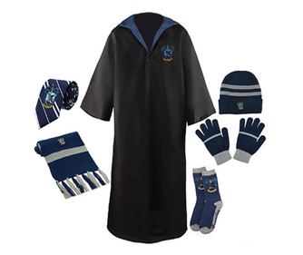 Komplet halje in dodatkov Harry Potter, IdeallStore, Hiša Ravenclaw, 6 kosov, 5-7 let, modra
