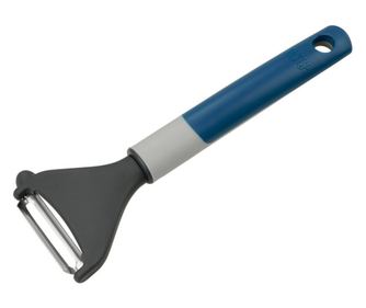 Peeler Tasty 678020, Mâner moale la atingere, 19 cm, Inox, Albastru
