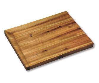 Friptură de servire Kesper 28700, 38x28x3cm, Picioare antiderapante, Salcâm, Maro