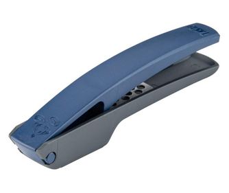 Преса за чесън Tasty Ocean Blue 678430, 2 размера на пресоване, Неръждаема стомана, Сив/Син