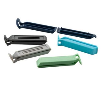 Set 5 buc cleme de etanșare Tasty 678437, Plastic, Multicolor