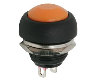 Бутон 1 верига 1A-250V OFF-(ON), portocalie