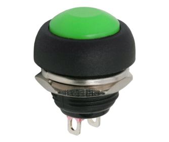 Бутон 1 верига 1A-250V OFF-(ON), Verde