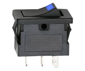 Кобиличен прекъсвач1 верига15A-12VDCOFF-ON със син LED