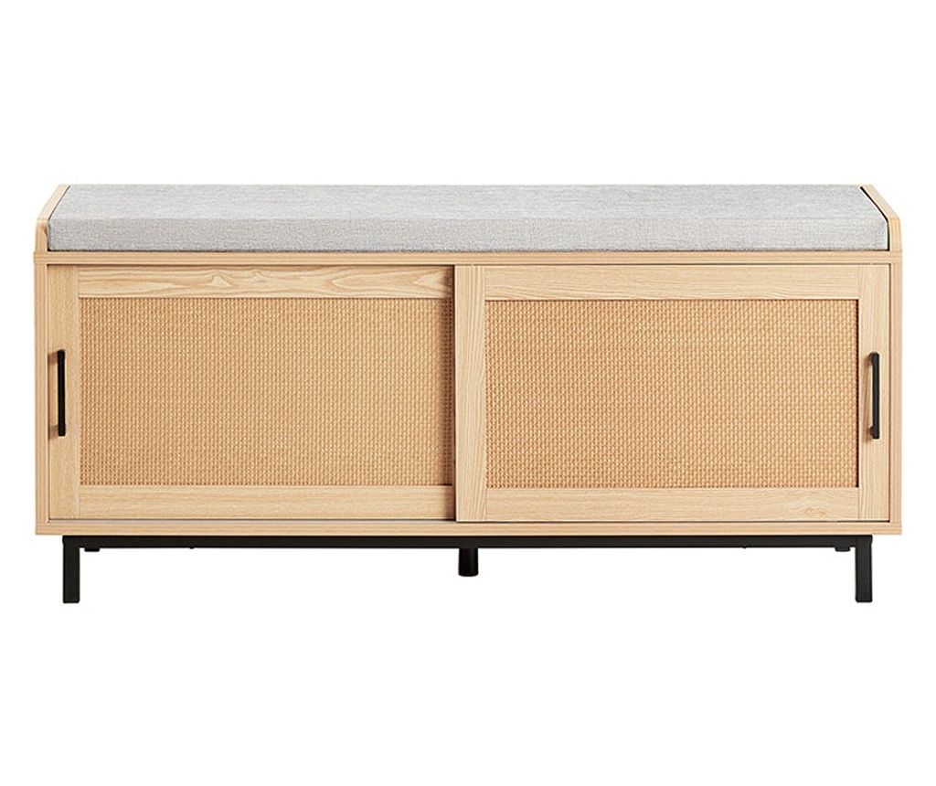 Shoe Bench with Sliding Doors FSR154-N