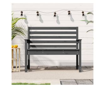 Kertszeti pad, szrke, 109x48x91,5 cm, tmr feny