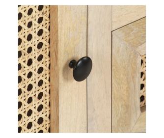 TV komoda, 120x30x40 cm, mango drvo i prirodni šećerni trska