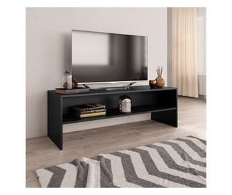 TV komoda, crna, 120 x 40 x 40 cm, iverica