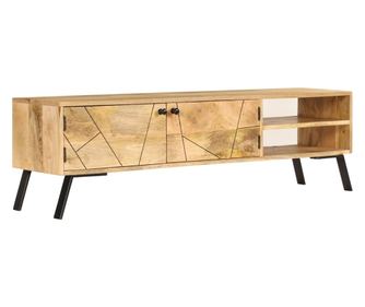TV komoda, masivno drvo manga, 140 x 30 x 40 cm