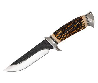 Lovski nož, IdeallStore®, Jelenov rog, 26 cm, Nerjaveče jeklo
