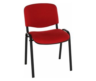 Scaun de birou, roşu, ISO NEW C16, Sani
