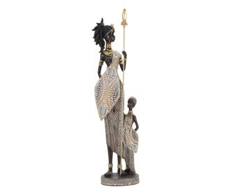Διακόσμηση φυλή Μασάι με γιο εκ. 11,5x8,5x46