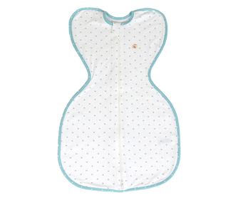 Sac de dormit nou-nascut Swaddle First Sleep Calm Light, 60 cm, 0.5 tog