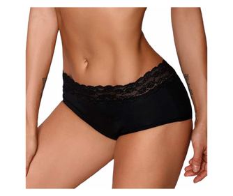 Chiloți Menstruali 100% Bumbac Eva - L, Negru