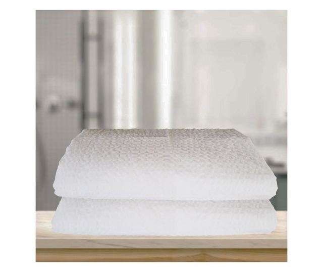 Husa pentru pilota Kotonia Home Hotel Creponat Ranforce, 100% bumbac, Alb, 220x240 cm