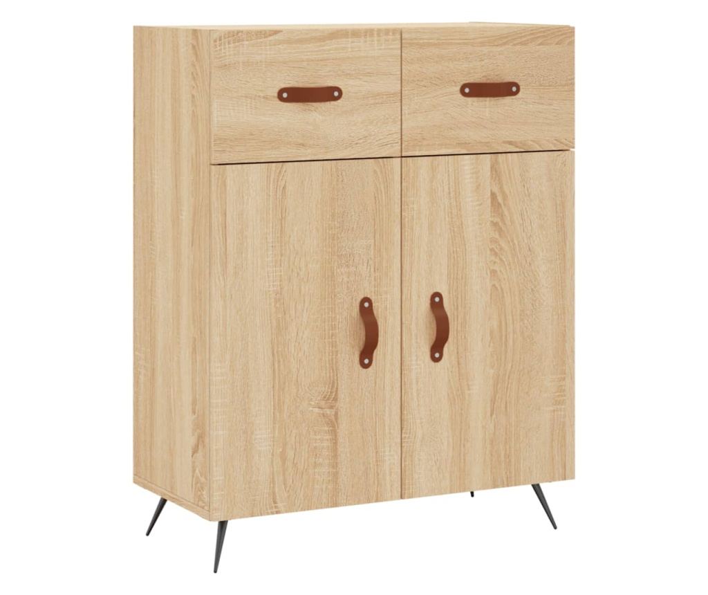 Komoda, hrast sonoma, 69,5x34x90 cm, kompozitno drvo - 2