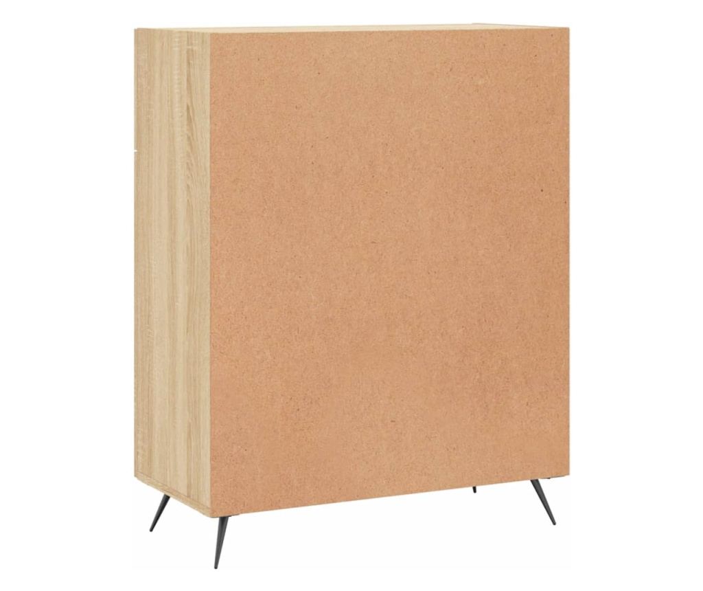 Komoda, hrast sonoma, 69,5x34x90 cm, kompozitno drvo - 8