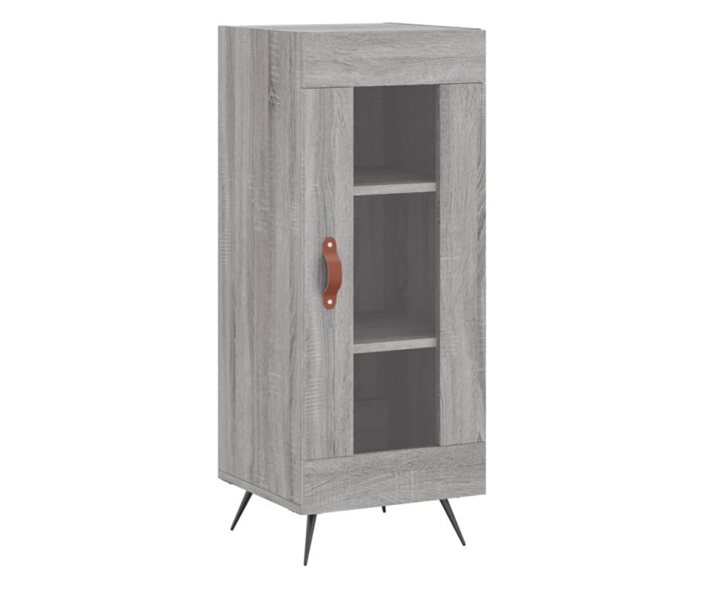 Komoda, siva sonoma, 34,5x34x90 cm, kompozitno drvo - 2
