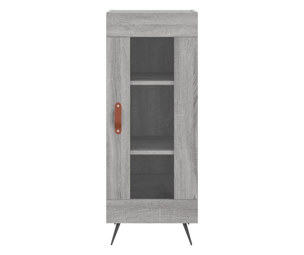 Komoda, siva sonoma, 34,5x34x90 cm, kompozitno drvo - 5