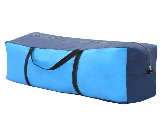 kék szövet medencesátor 590 x 520 x 250 cm