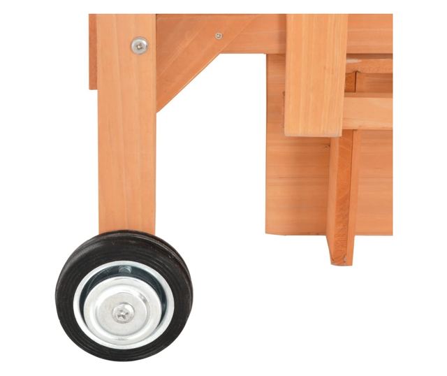 kék fenyőfa gyermekjátszóház homokozóval UV50