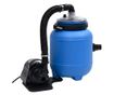 fekete-kék medence szűrő szivattyú 4 m³ / óra