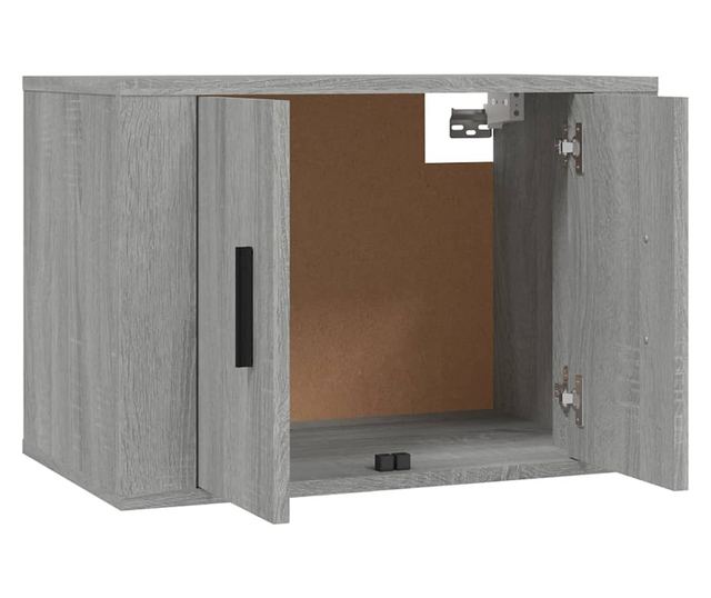 Set dulapuri TV, 2 piese, gri sonoma, lemn prelucrat