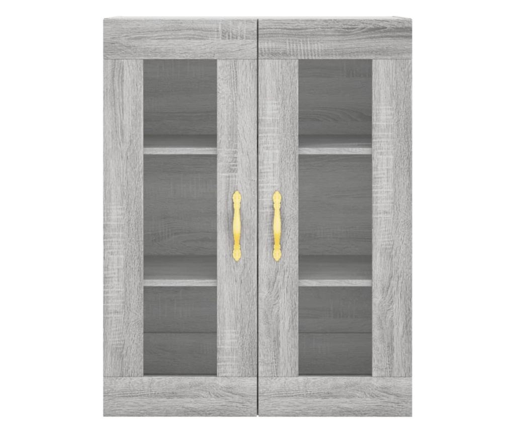 Visoka ormar, siva sonoma, 69,5x34x180 cm, kompozitno drvo - 6