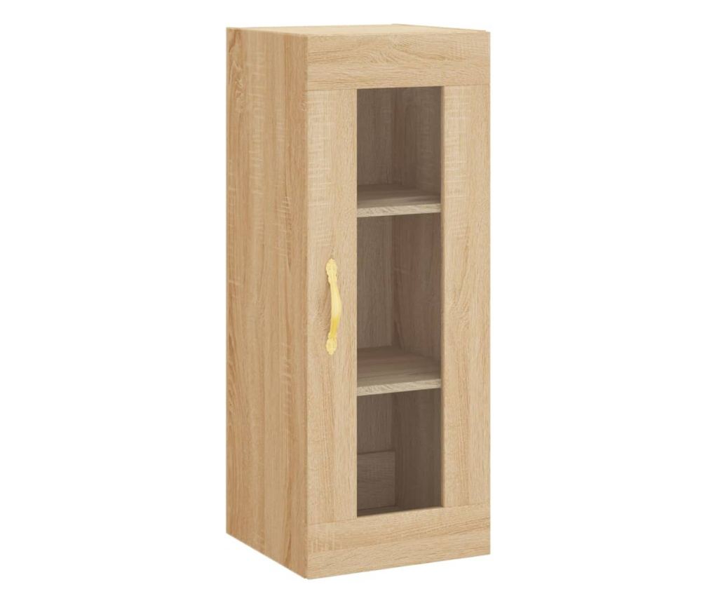 Visoka ormar, hrast sonoma, 34,5x34x180 cm, obrađeno drvo - 7