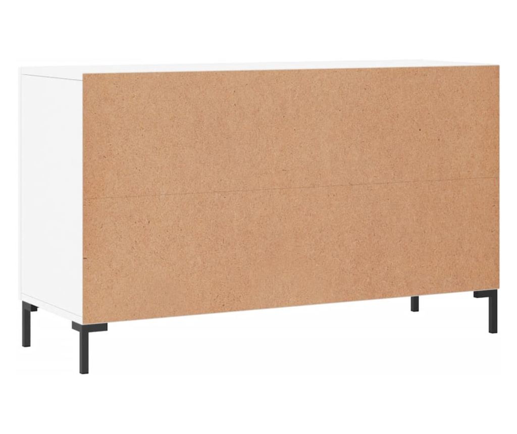 Kredenca, bijela visokog sjaja, 100x36x60 cm, kompozitno drvo - 8