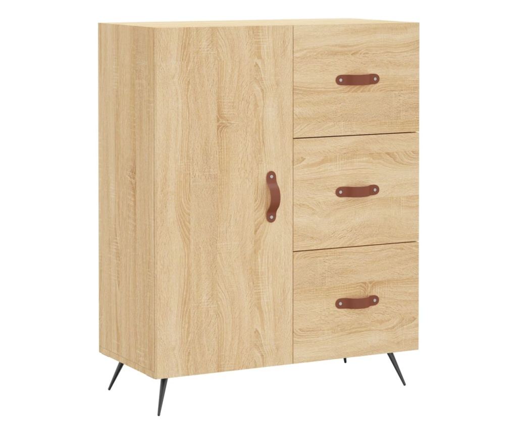 Komoda, sonoma hrast, 69,5x34x90 cm, kompozitno drvo - 2