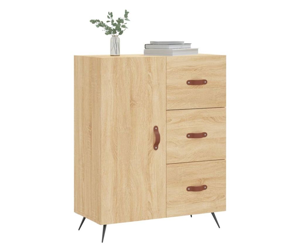 Komoda, sonoma hrast, 69,5x34x90 cm, kompozitno drvo - 3