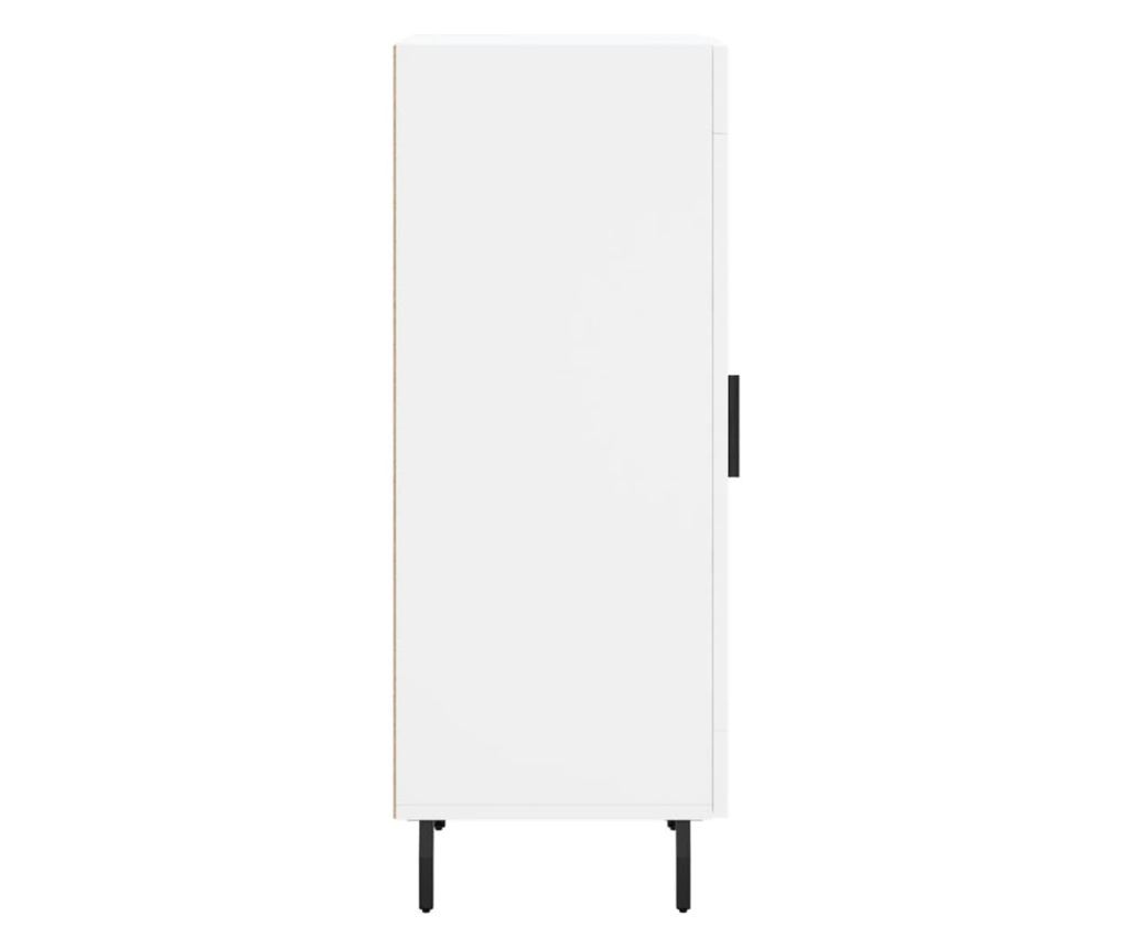 Konzola, bijela, 34,5x34x90 cm, kompozitno drvo - 7