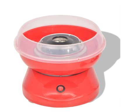 vidaXL Mașină vată de zahăr 480 W roșie