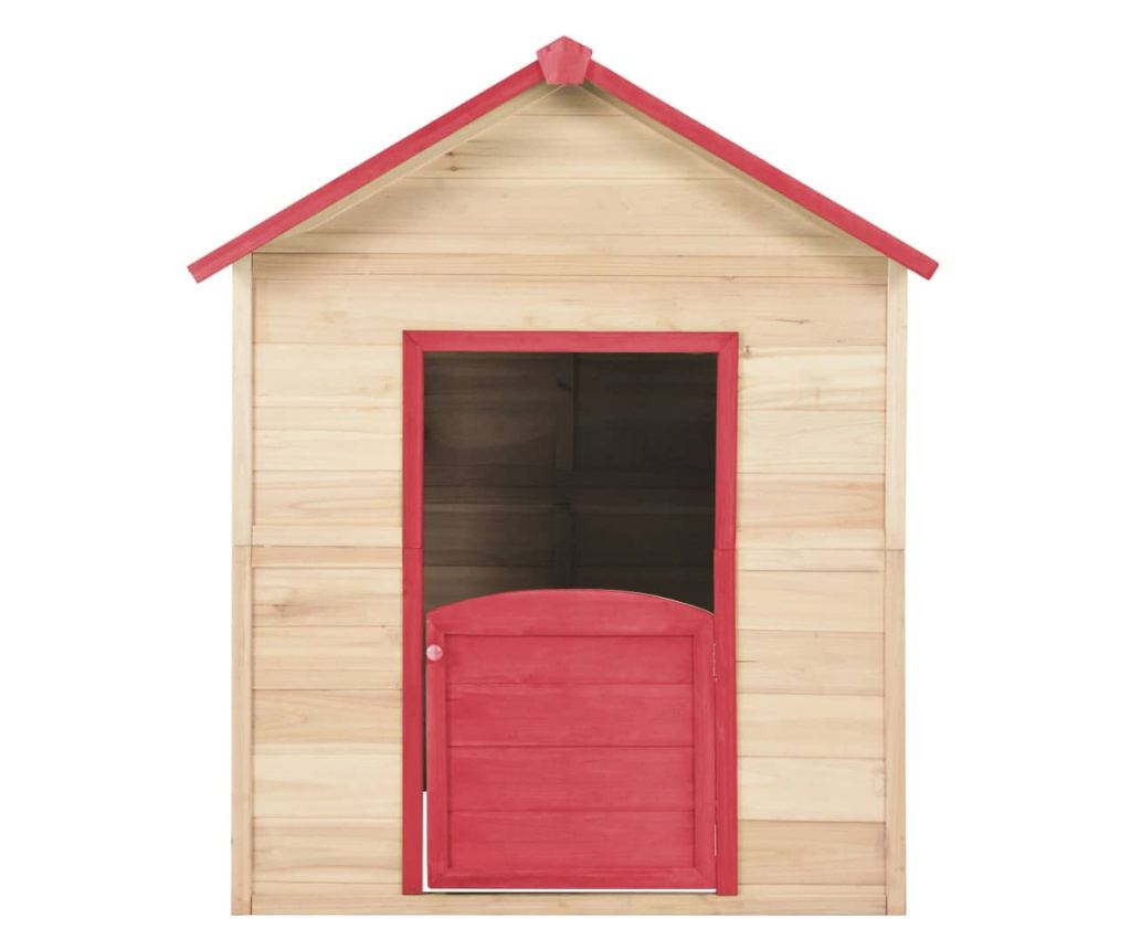 piros fenyőfa gyerekjátszóház - 5