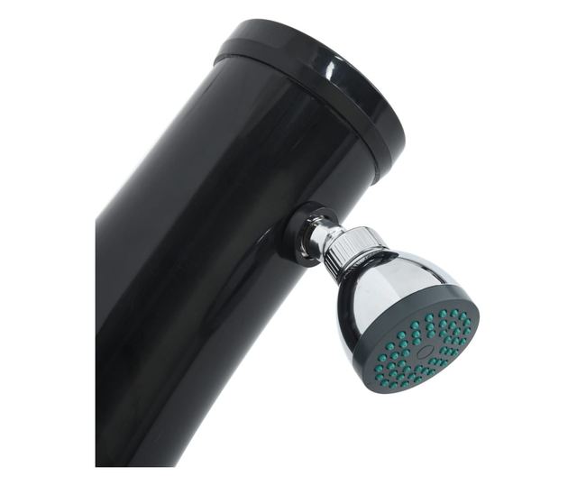 fekete szolárzuhany 214 cm 20 L