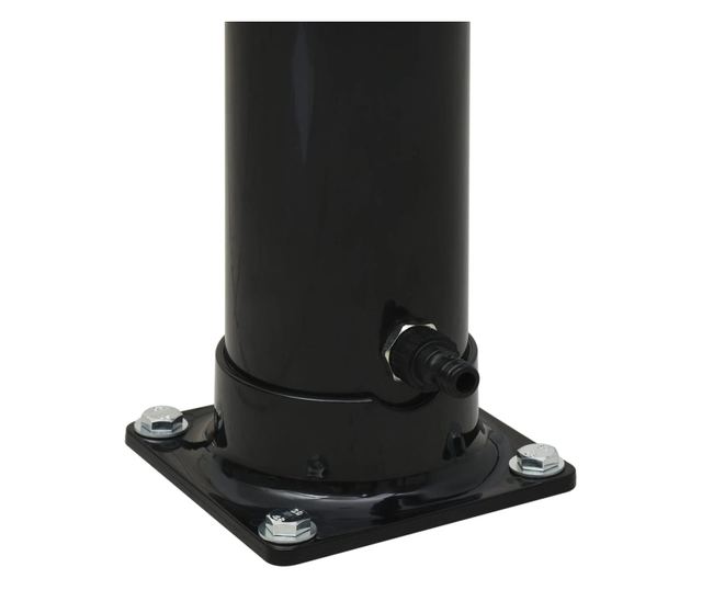 fekete szolárzuhany 214 cm 20 L