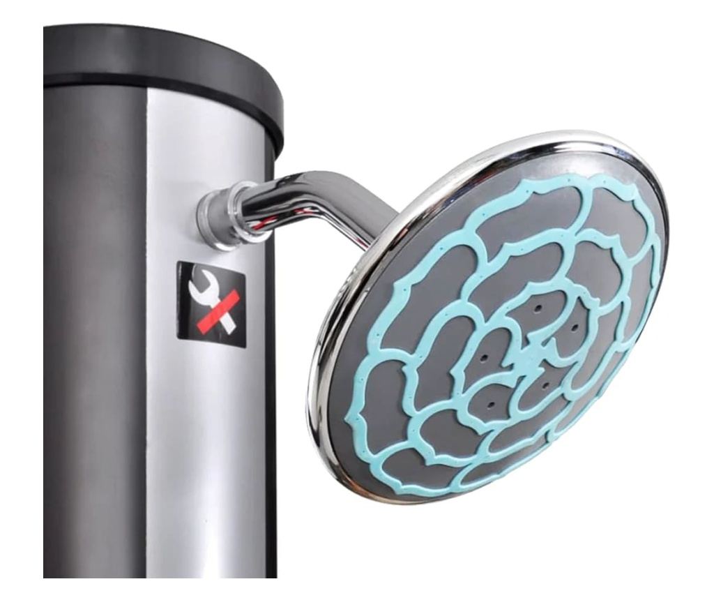 kültéri szolárzuhany zuhanyfejjel és csappal 40 L - 9