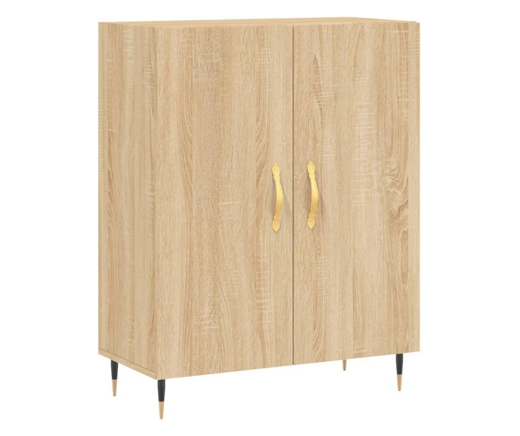 Visoka ormar, hrast sonoma, 69,5x34x180 cm, kompozitno drvo - 7