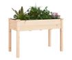 Žardinjera s oblogom, 118x59x76 cm, masivno drvo jele