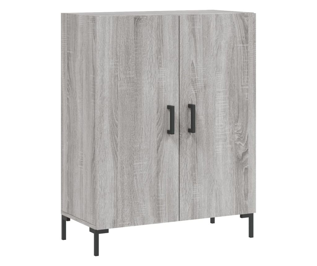 Visoka ormar, siva sonoma, 69,5x34x180 cm, kompozitno drvo - 7