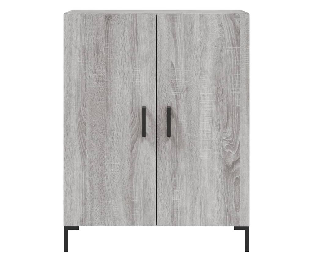 Visoka ormar, siva sonoma, 69,5x34x180 cm, kompozitno drvo - 8