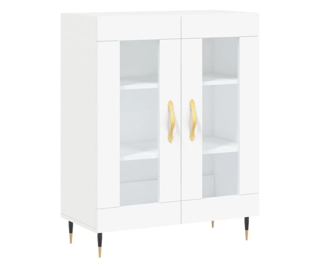 Visoka ormar, bijela, 69,5x34x180 cm, kompozitno drvo - 7