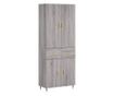 Visoka ormar, siva sonoma, 69,5x34x180 cm, kompozitno drvo thumbnail 2
