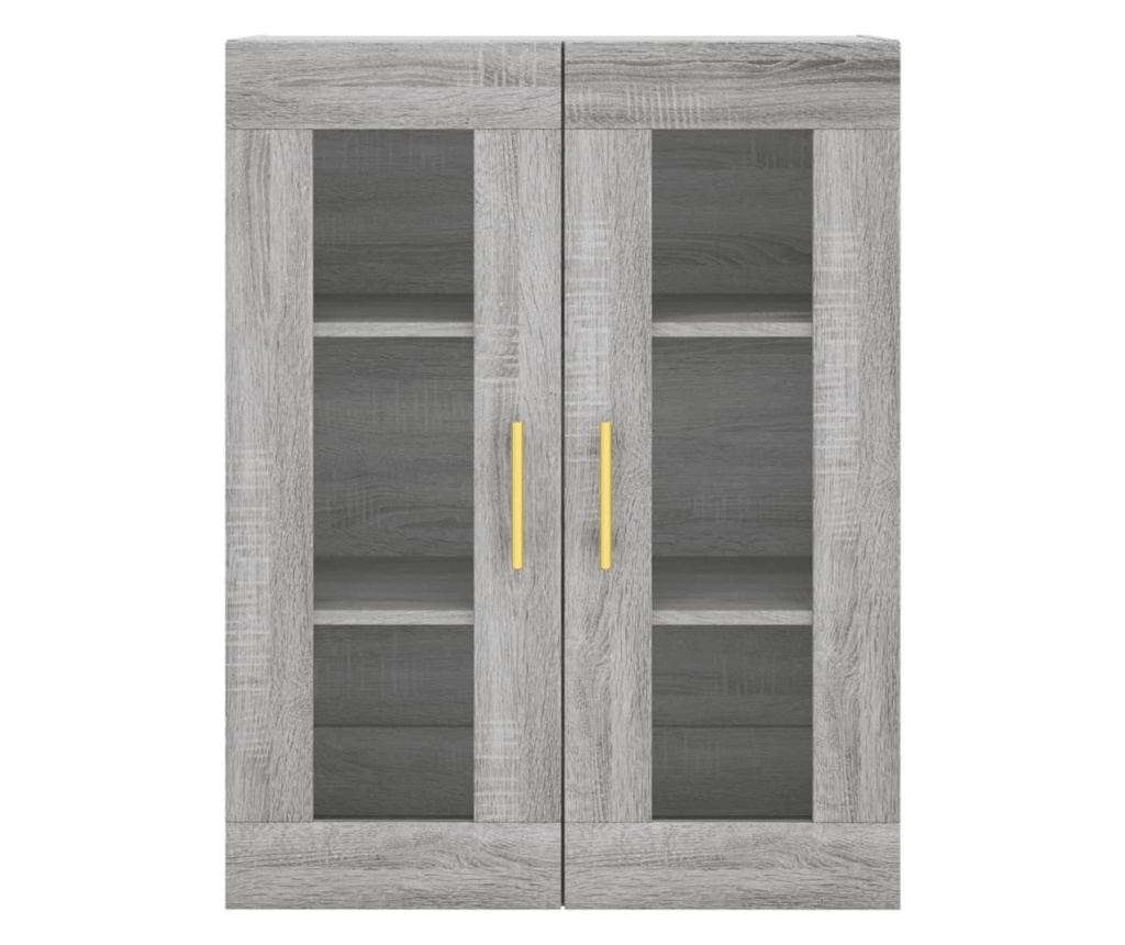 Visoki ormar, sonoma siva, 69,5x34x180 cm, kompozitno drvo - 6
