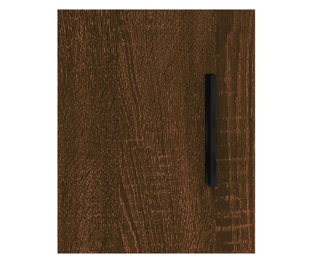 Ormarić, smeđi hrast, 34,5x34x90 cm, konstruirano drvo - 10