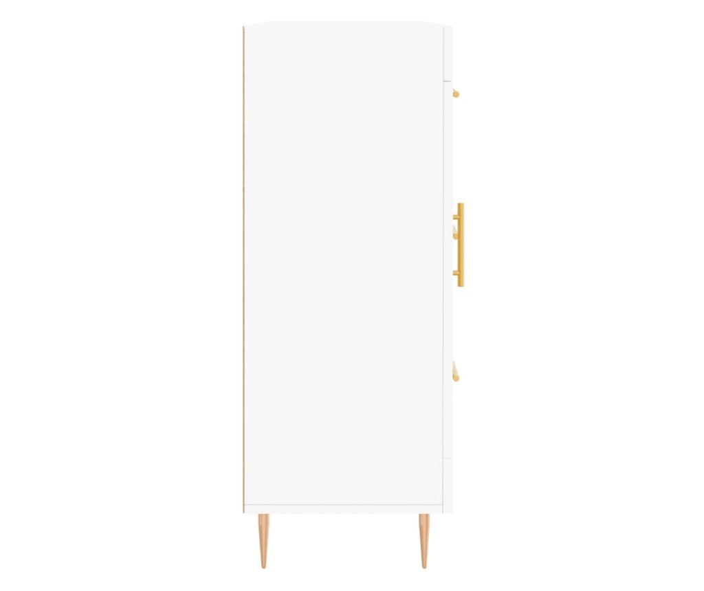 Konzola, bijela, 69,5x34x90 cm, kompozitno drvo - 7