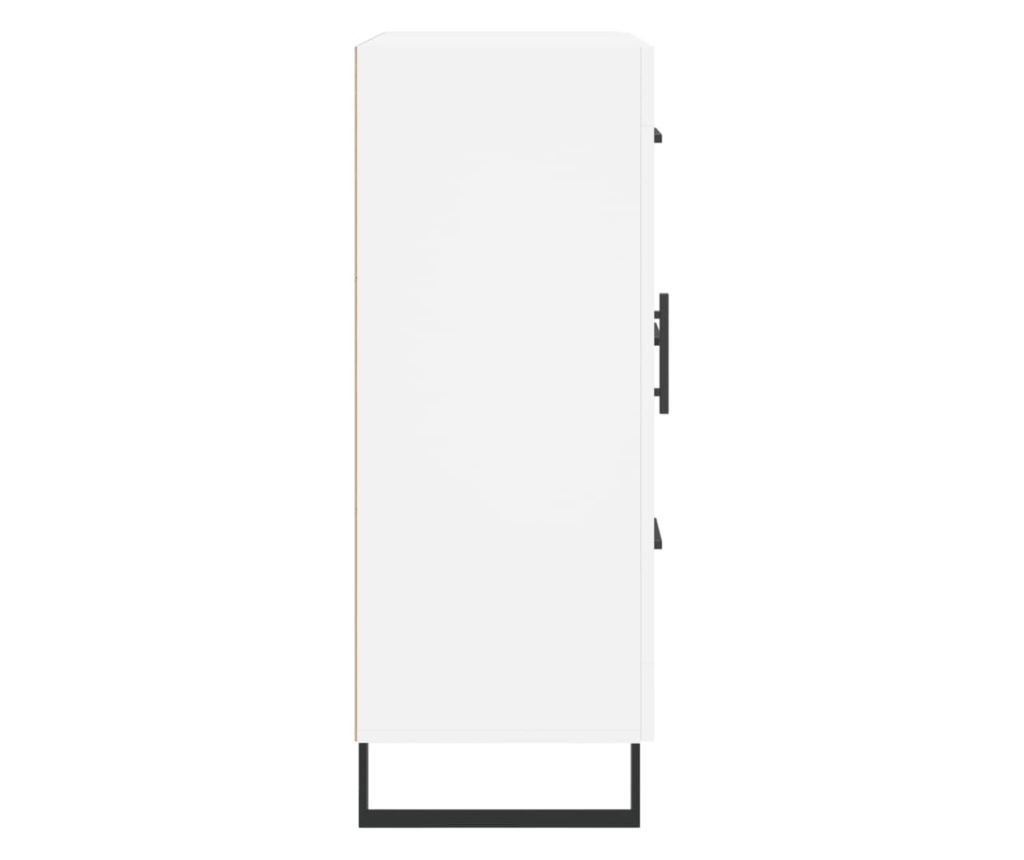 Konzola, bijela, 69,5x34x90 cm, kompozitno drvo - 7