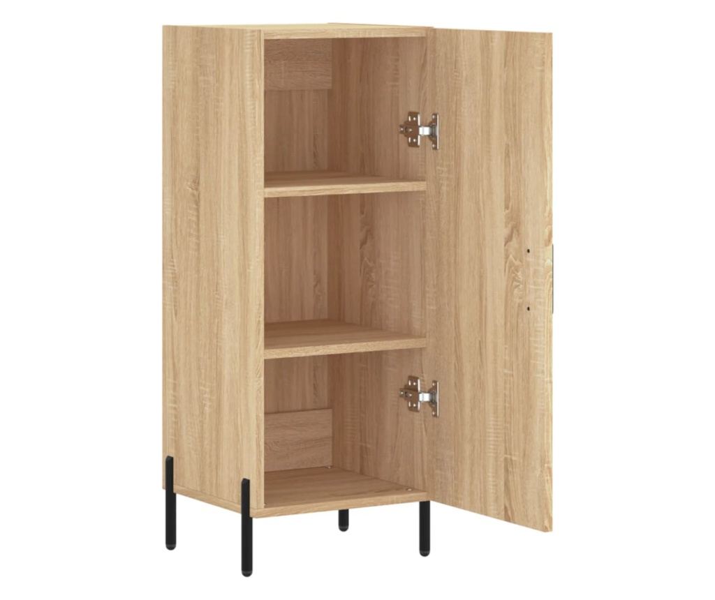 Komoda, hrast sonoma, 34,5x34x90 cm, kompozitno drvo - 5